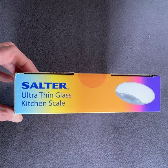 Salter Electronic Ultra Thin Glass Kitchen Scale - Picture 5 of 6